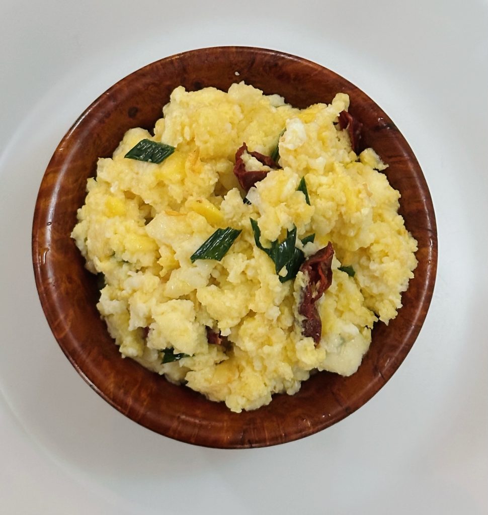 Gondo Datshi (Egg and cheese) Recipe